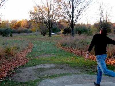 Hudson Mills Metropark, Original course, Hole E Short tee pad