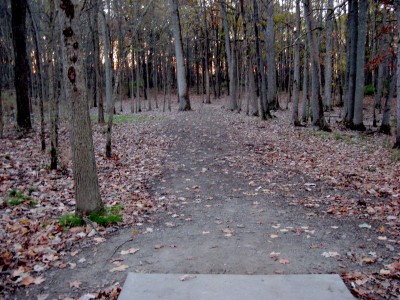 Hudson Mills Metropark, Original course, Hole 12 Short tee pad