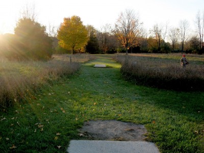 Hudson Mills Metropark, Original course, Hole D Long tee pad