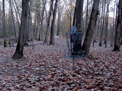 Hudson Mills Metropark, Original course, Hole 12 Reverse (back up the fairway)