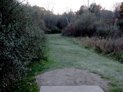 Hudson Mills Metropark, Original course, Hole 10 Short tee pad