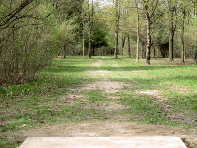 Hudson Mills Metropark, Monster course, Hole A Short tee pad