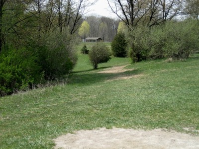 Hudson Mills Metropark, Monster course, Hole 7 Short tee pad