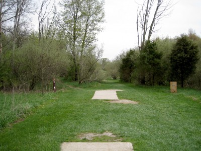 Hudson Mills Metropark, Monster course, Hole 15 Long tee pad