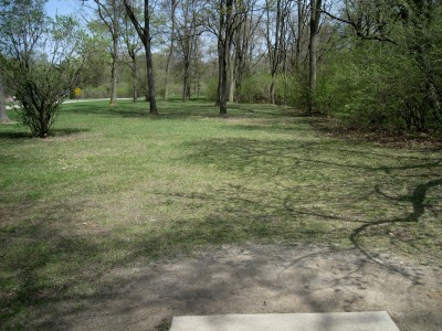 Hudson Mills Metropark, Monster course, Hole 2 Short tee pad