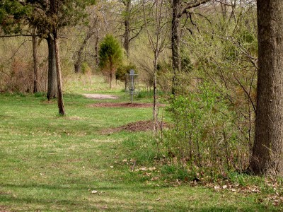 Hudson Mills Metropark, Monster course, Hole 13 Midrange approach