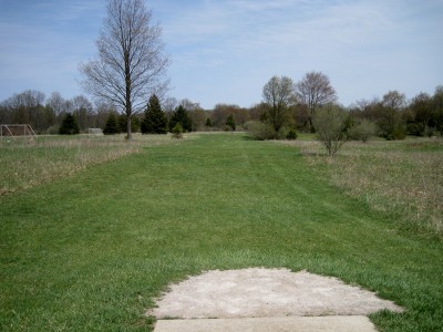 Hudson Mills Metropark, Monster course, Hole 9 Short tee pad