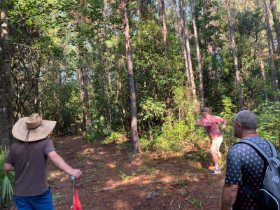 Howard Peoples Park, Gum Branch, Hole 6 Short approach