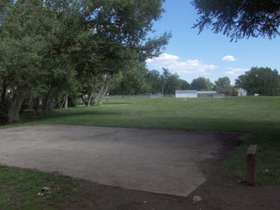 Cache La Poudre Jr. High, Main course, Hole 9 Tee pad