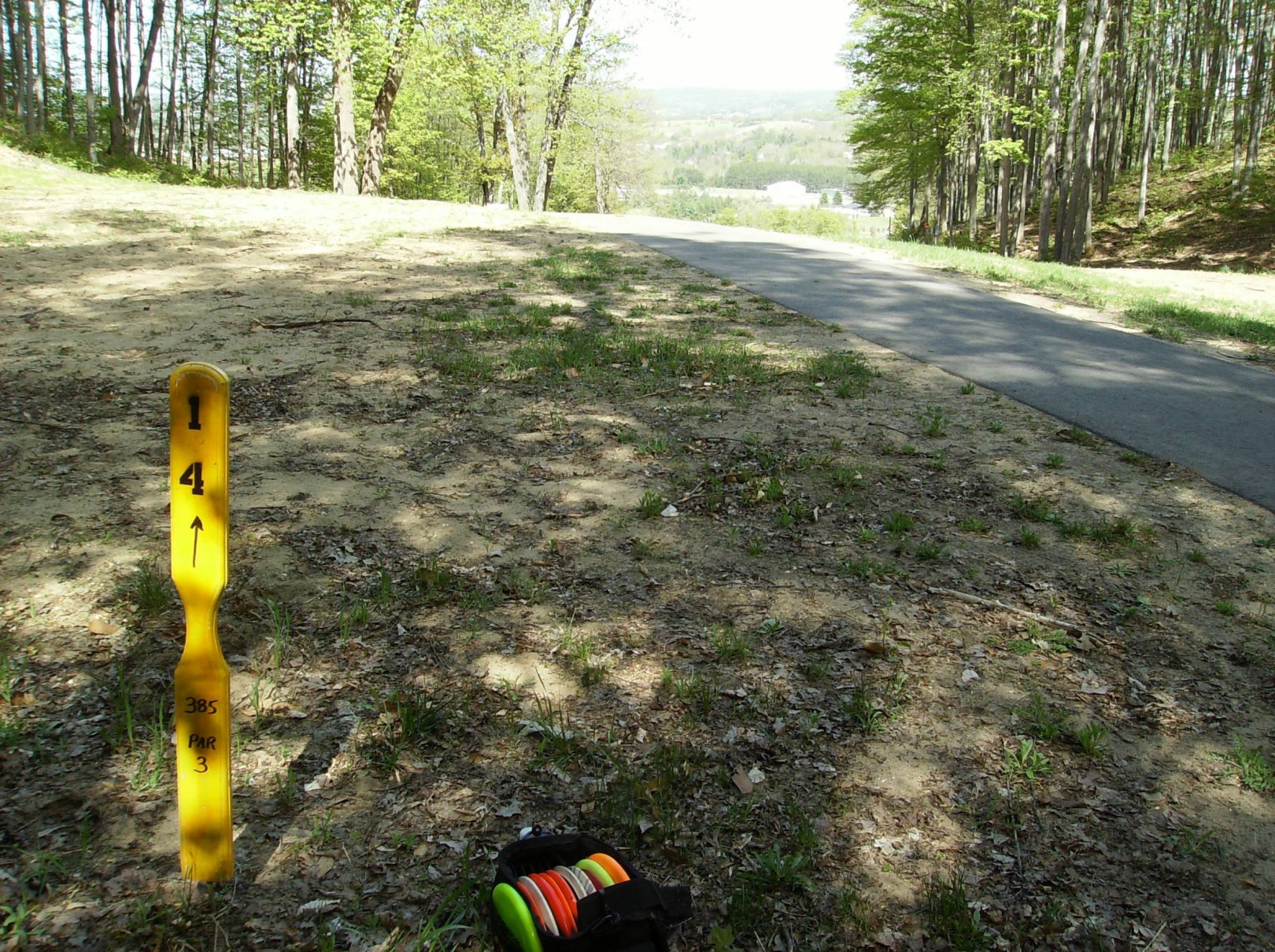 Hole 14 • Boyne Mountain (Boyne Falls MI) Disc Golf Courses Disc