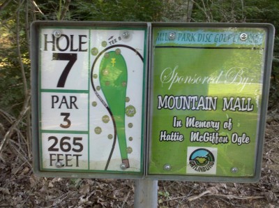 Mills Park, Main course, Hole 7 