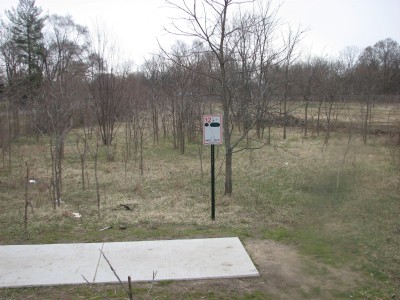 Lincoln Park, Main course, Hole 12 Hole sign