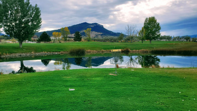 Bill Roberts Golf Course, Temporary Disc Golf Course, Hole 10 Short approach