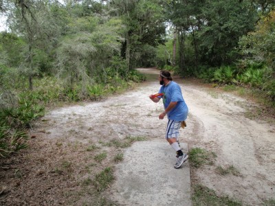 USF Riverfront Park, Main course, Hole 14 Tee pad