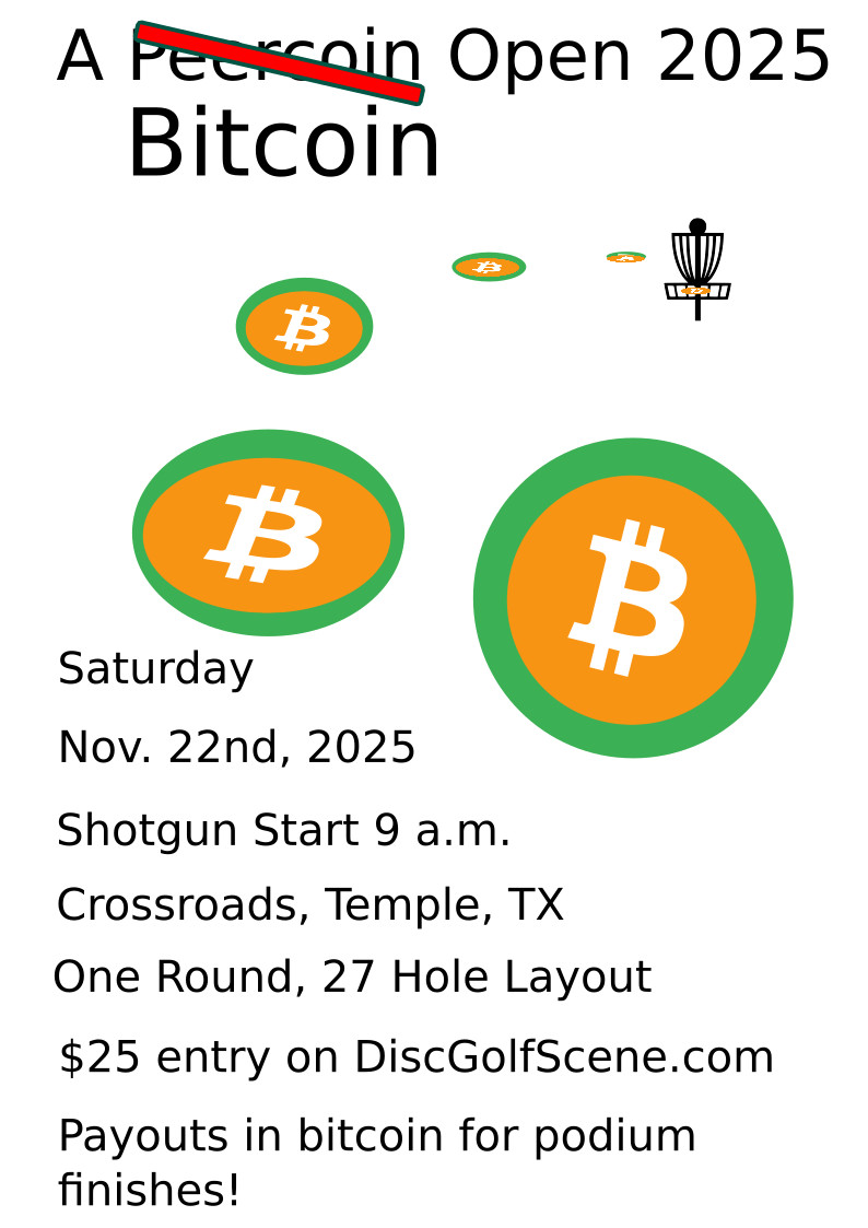 A Bitcoin Open 2025 · Disc Golf Scene
