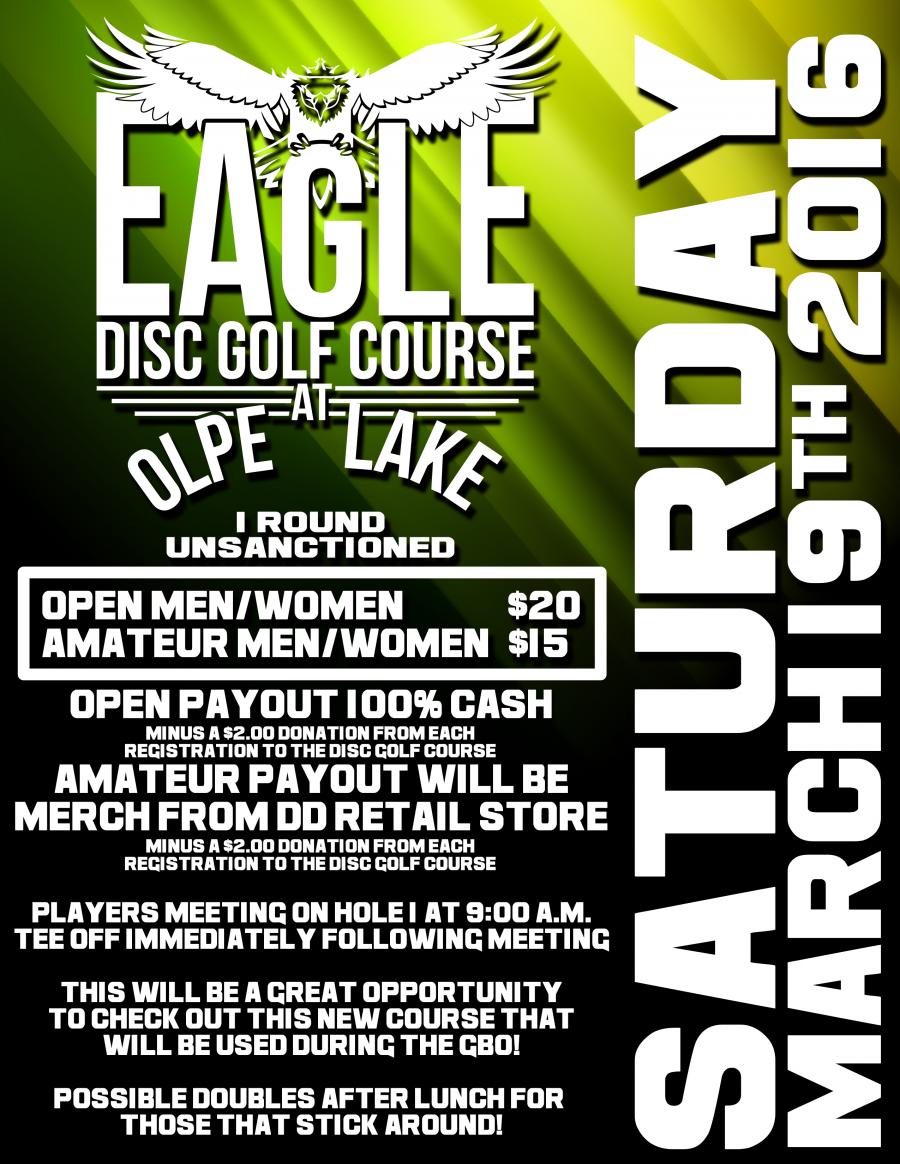 Dynamic Discs Presents The First Look At The Eagle Disc Golf Course At 