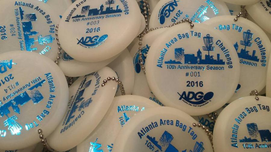ADGO Bag Tag League "Post KickOff Tags" (2016, Atlanta Disc Golf