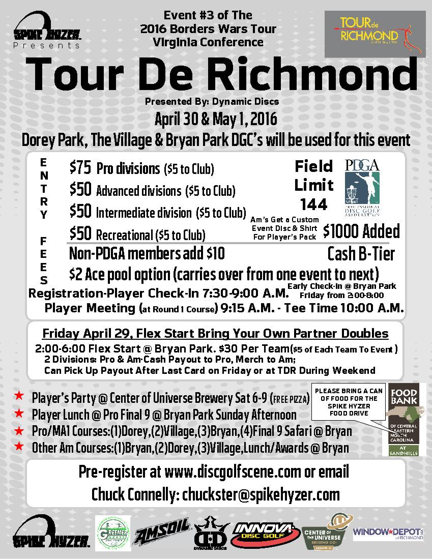 Spike Hyzer'sTour de Richmond, VA Conf. 3 (2016, Spike Hyzer Disc