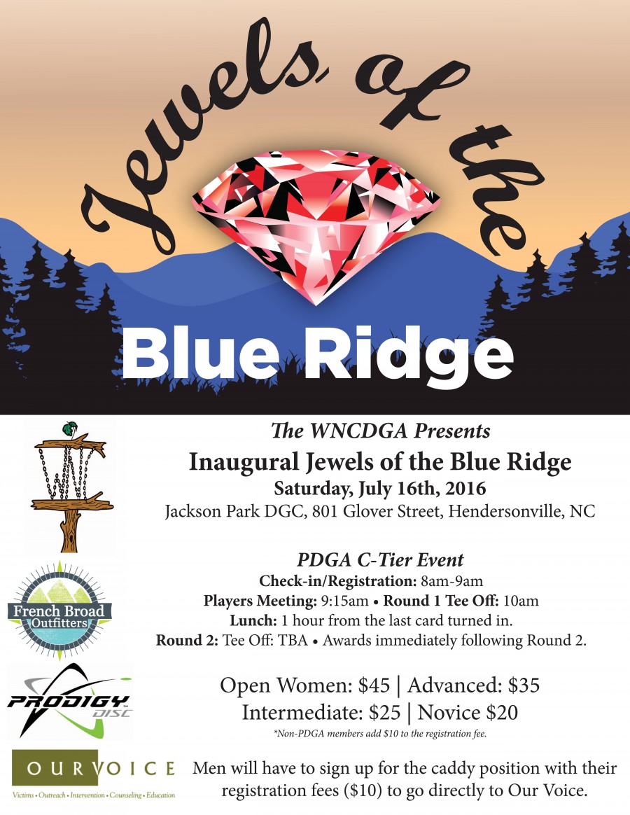 Jewels of the Blue Ridge (2016, WNC Disc Golf Association) · Disc Golf