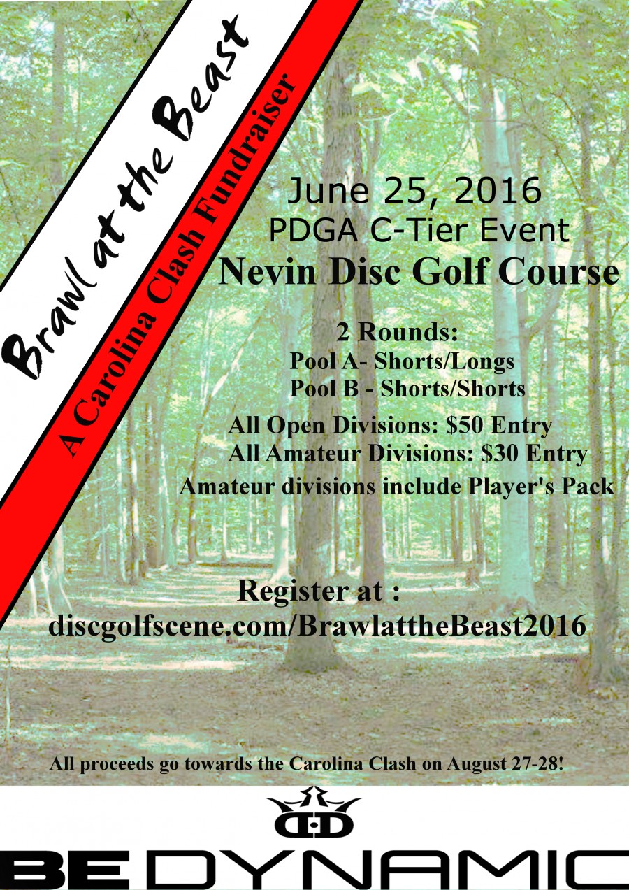 Brawl at the Beast A Carolina Clash Fundraiser (2016, Charlotte Disc Golf Club) · Disc Golf Scene