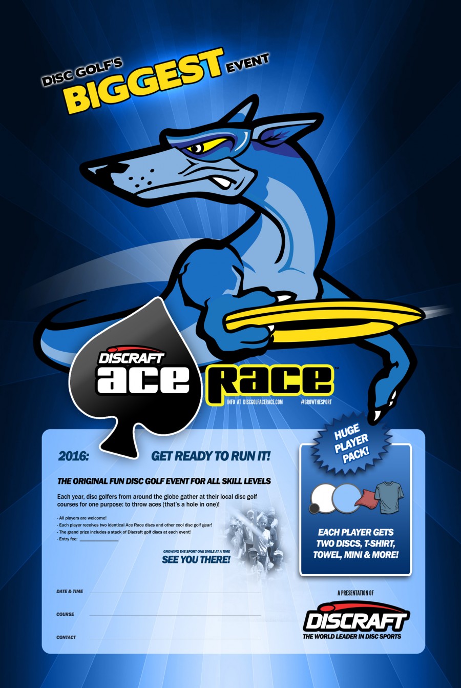 Discraft Ace Race Deerfield Park (2016, Mt Pleasant Disc Golf) · Disc