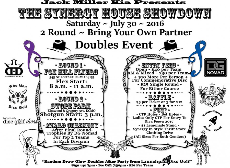 synergy house showdown doubles 2016 fox hill flyers disc golf scene