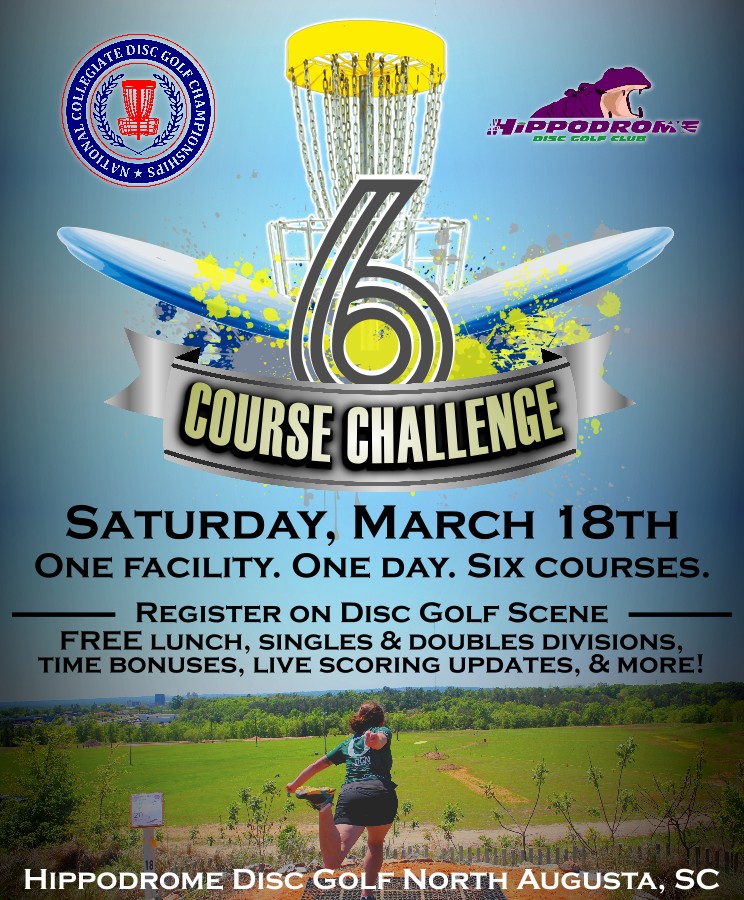 6 Course Challenge Singles (2017, College Disc Golf) · Disc Golf Scene