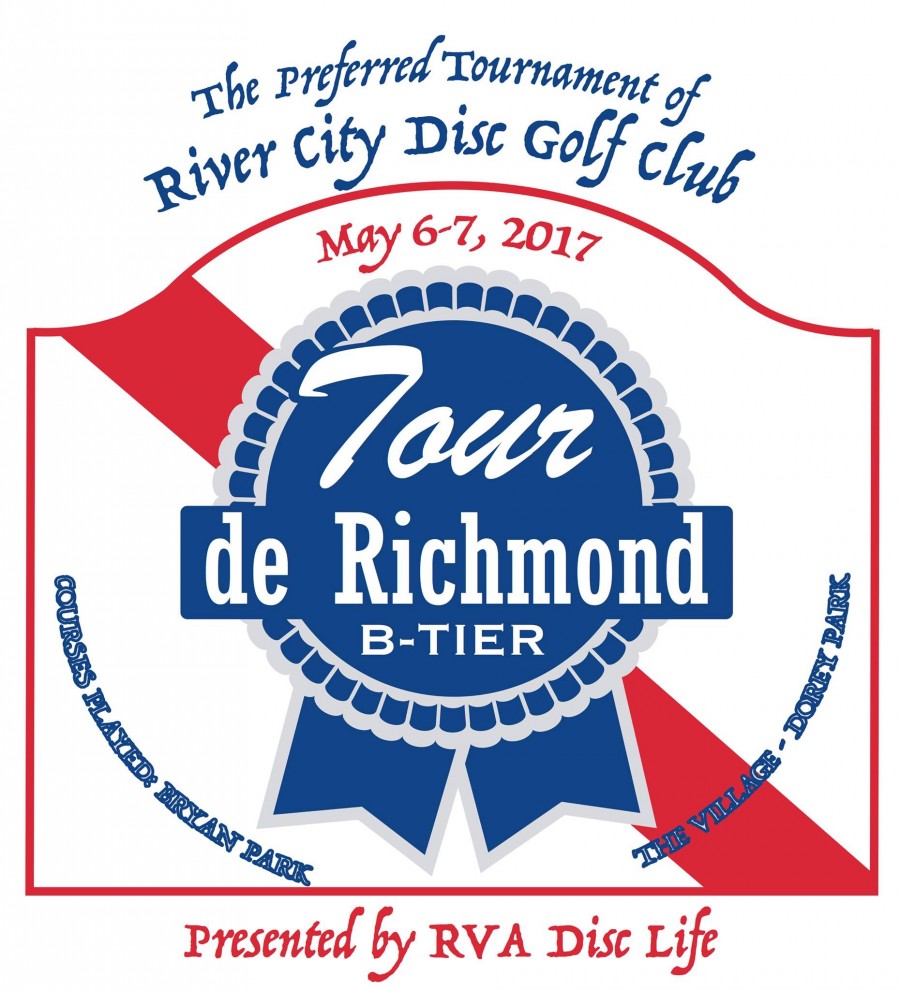 2017 Tour De Richmond Sponsored by RVA Disc Life All Pro divisions and