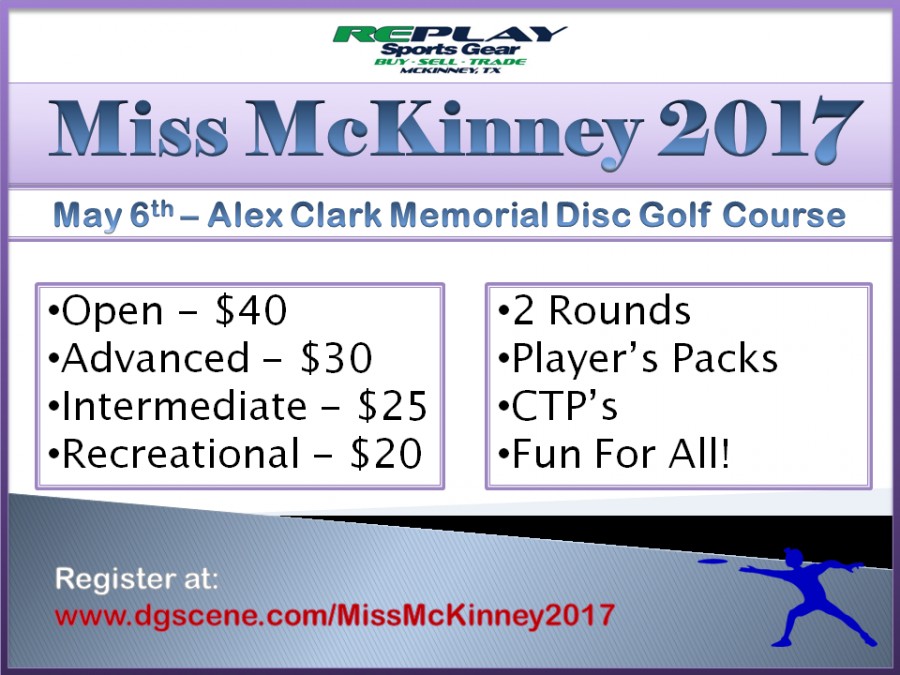 Miss McKinney (2017, Replay Sports Gear) · Disc Golf Scene