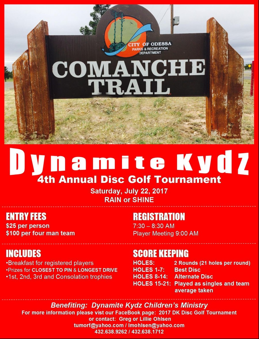 2017 Dynamite Kydz Disc Golf Tournament (2017, Agape Dream Center