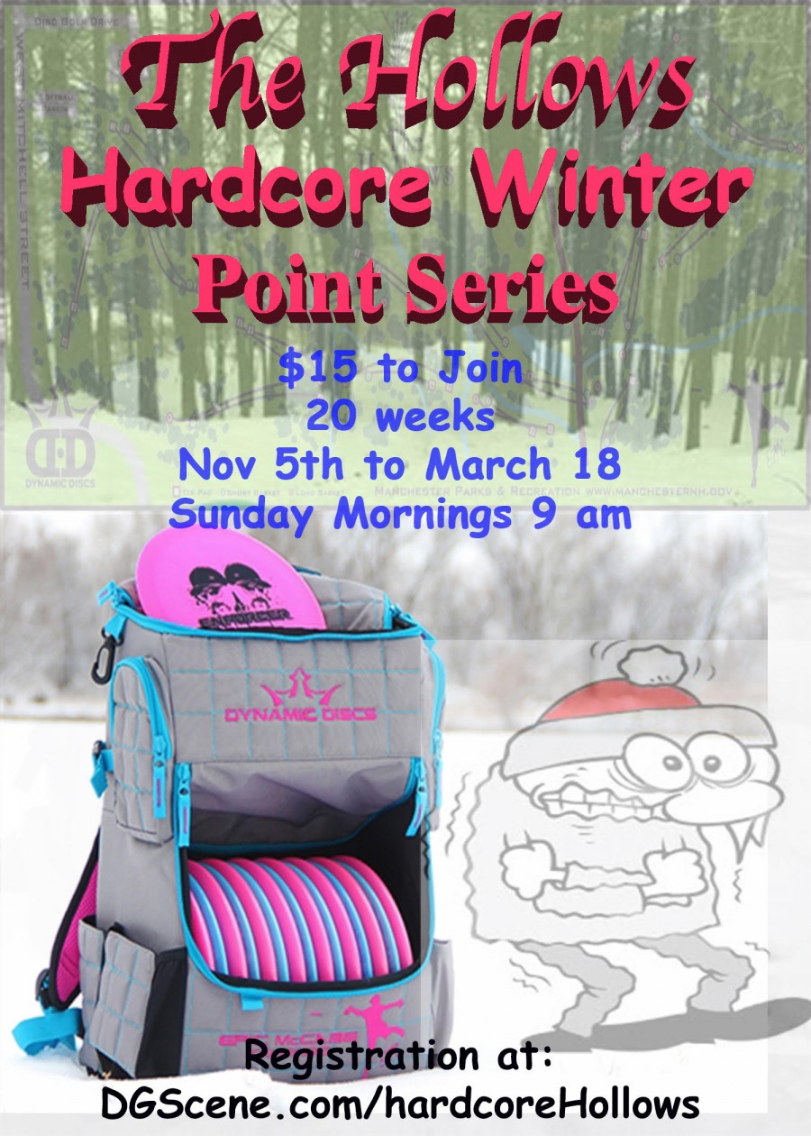 The Hollows Hardcore Winter Series (2017, Queen City Disc Golf Club) · Disc Golf Scene