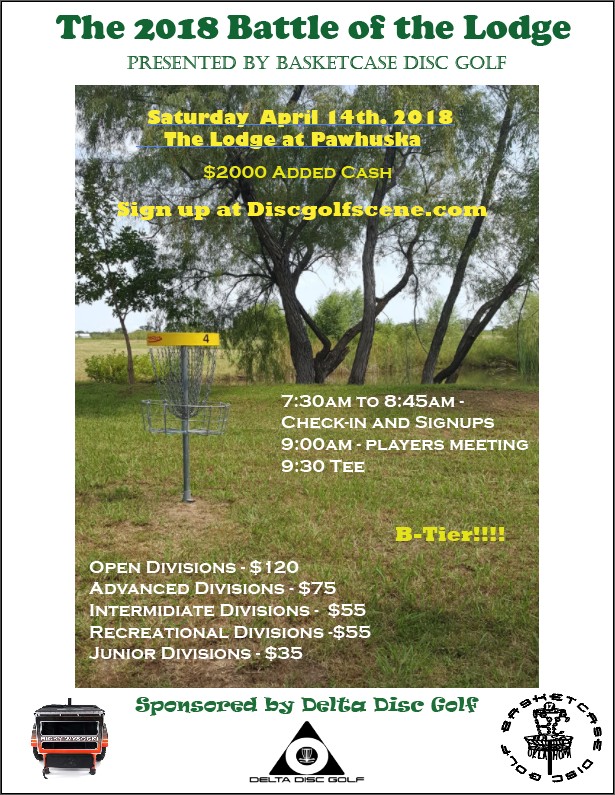 Basketcase Disc Golf Presents the 2018 Battle of the Lodge sponsored by