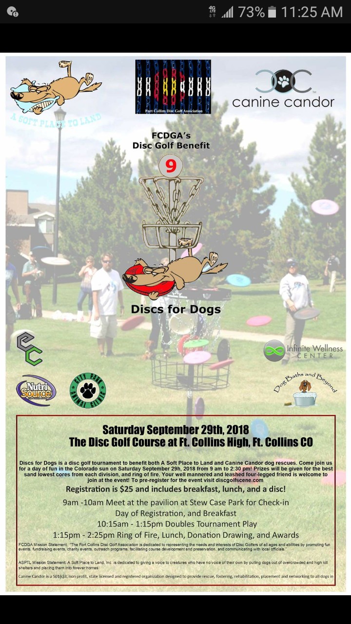 FCFDG's Discs for Dogs Doubles Benefit (2018, Fort Collins Fun Disc