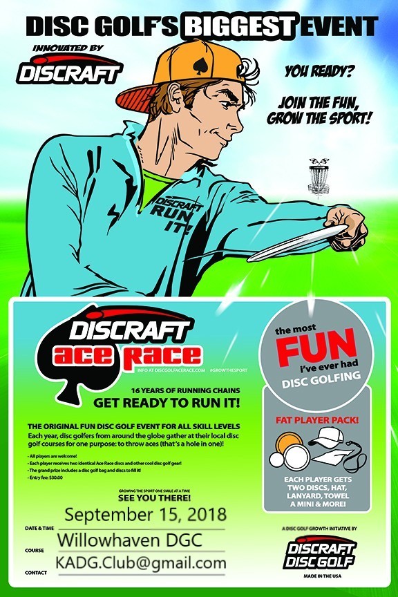 Ace Race at Willowhaven Park DGC (2018, Kankakee Area Disc Golf) · Disc