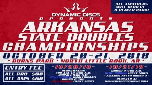 Dynamic Discs Presents: 2018 Arkansas State Doubles Championships graphic