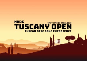 NBDG Tuscany Open 2019 - The Tuscan Disc Golf Experience graphic