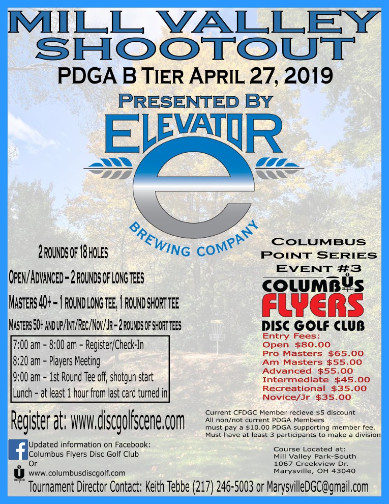 Mill Valley Shootout CPS 3 presented by Elevator Brewing Company