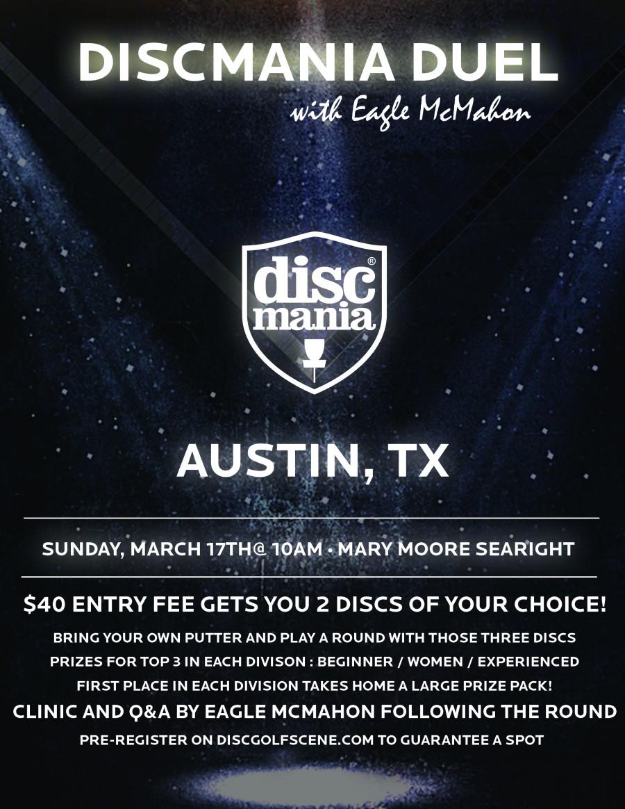 Discmania Duel Austin, TX (2019, Discmania) · Disc Golf Scene
