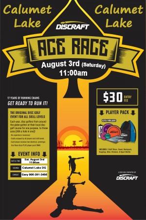 Ace Race at Calumet Lake! graphic