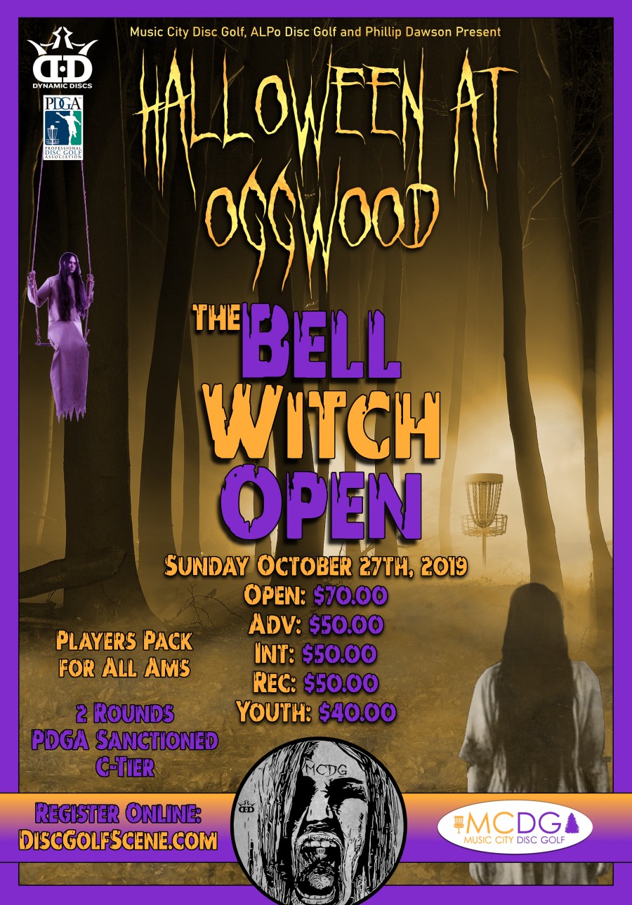 Halloween At Oggwood 2019 Bell Witch Open sponsored by Dynamic Discs