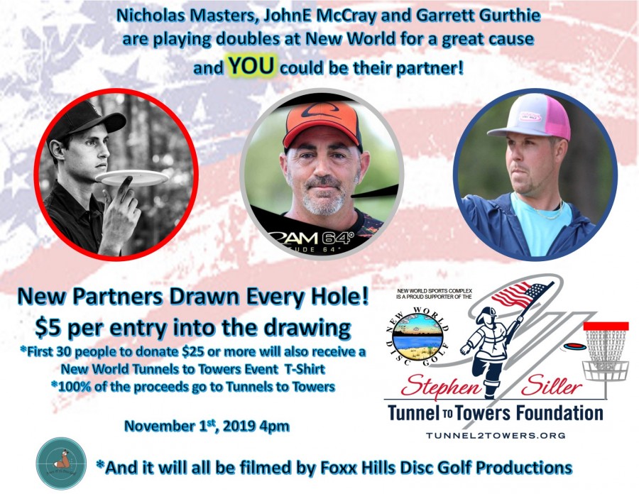 New World Tunnels to Towers Charity Doubles Event (2019, New World Disc