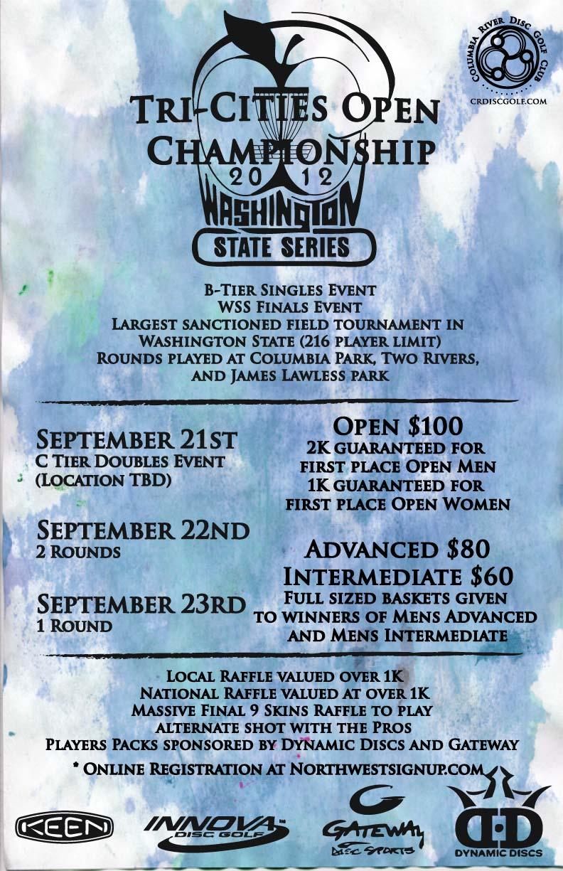 TriCities Open Championship (2012, Columbia River Disc Golf Club