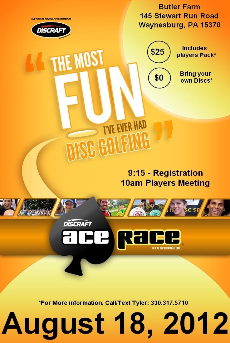 Waynesburg, PA Ace Race (2012, Waynesburg Area Disc Golfers) · Disc