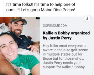 Kallie and Bobby's family fundraiser graphic