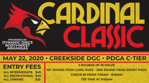 Dynamic Discs Northwest Arkansas Presents: The Cardinal Classic (All Intermediate and Recreational) graphic