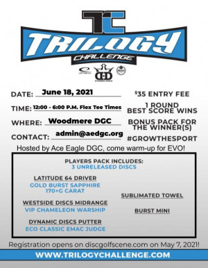 2021 Trilogy Challenge - Ace Eagle Disc Golf Club graphic