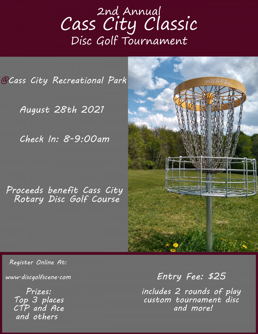 2nd Annual, Cass City Classic (2021) · Disc Golf Scene