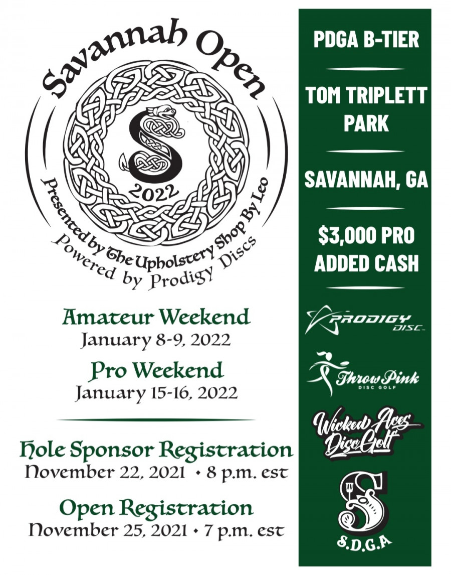 18th Annual Savannah Open Presented by The Upholstery Shop by Leo