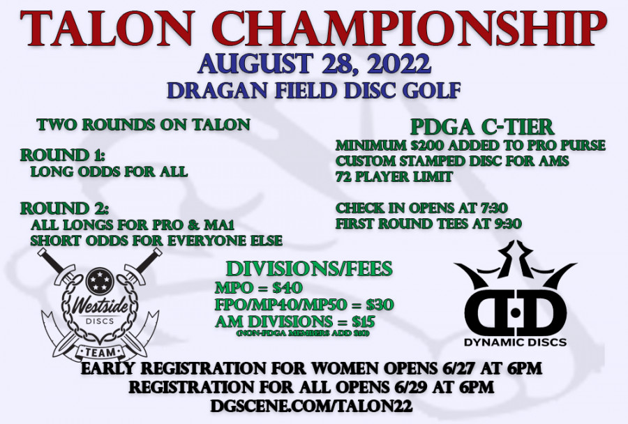 Talon Championship (2022, RedHawk Disc Golf) ยท Disc Golf Scene Talon Championship (2022, RedHawk Disc Golf) ยท Disc Golf Scene