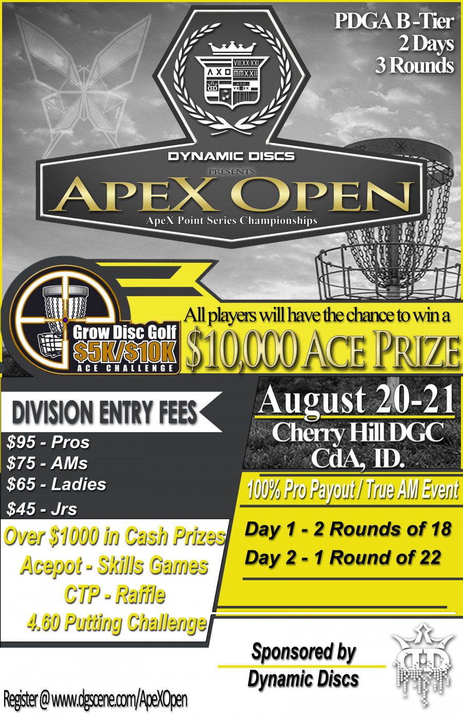 2022 Apex Open APS Championships (Dynamic Discs sponsored GDG 5K/10K event) (2022, ApeX Disc
